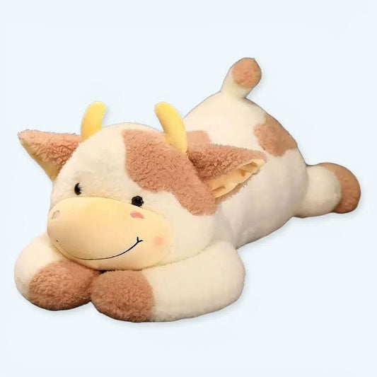 La Peluche 90cm / Rose Peluche vache géante mignonne