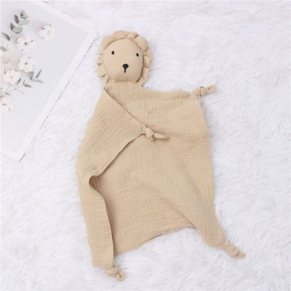 La Peluche Beige Doudou lion coton