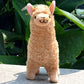 La Peluche Beige Peluche alpaga à poils longs