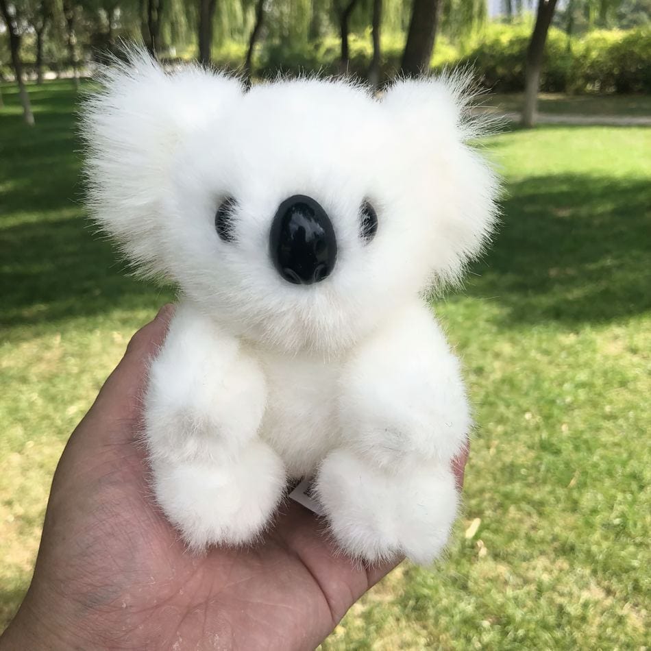La Peluche Blanc / 12cm Petite peluche koala poilu