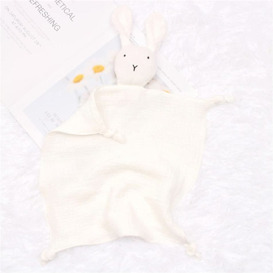 La Peluche Blanc Doudou lapin  pour bébé