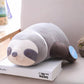 La Peluche Gris / 65cm Peluche paresseux coussin enfant