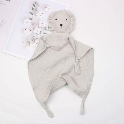 La Peluche Gris Doudou lion coton