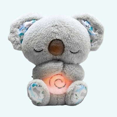 La Peluche Gris Peluche koala respirante avec berceuse relaxante
