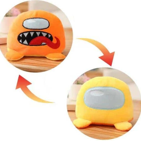 La Peluche Jaune Peluche Among Us réversible
