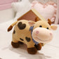 La Peluche Marron / 40cm Peluche vache motif coeur