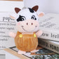 La Peluche Marron Peluche vache porte-clés