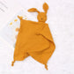La Peluche Orange Doudou lapin  pour bébé