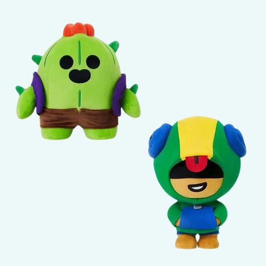 La Peluche Pack peluche Brawl Stars Spike + Léon