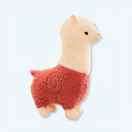 La Peluche Peluche alpaga à robe colorée