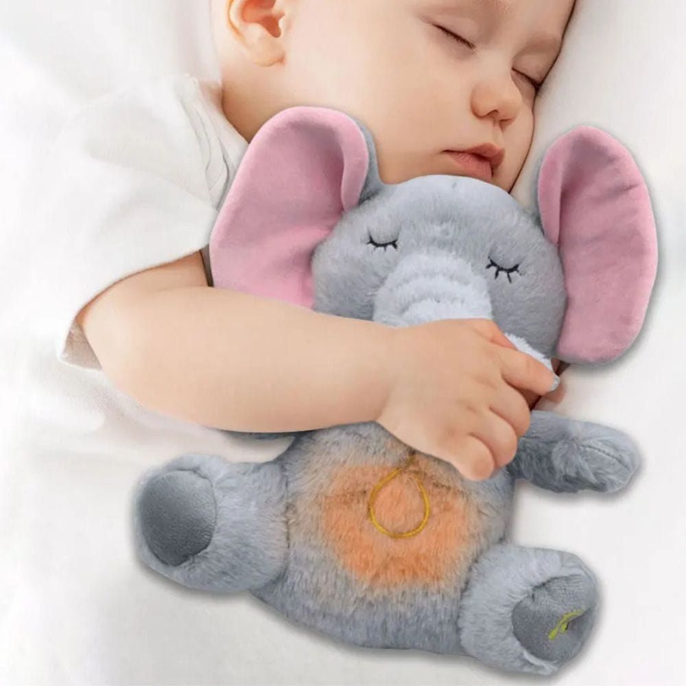 La Peluche Peluche apaisante éléphant respirante