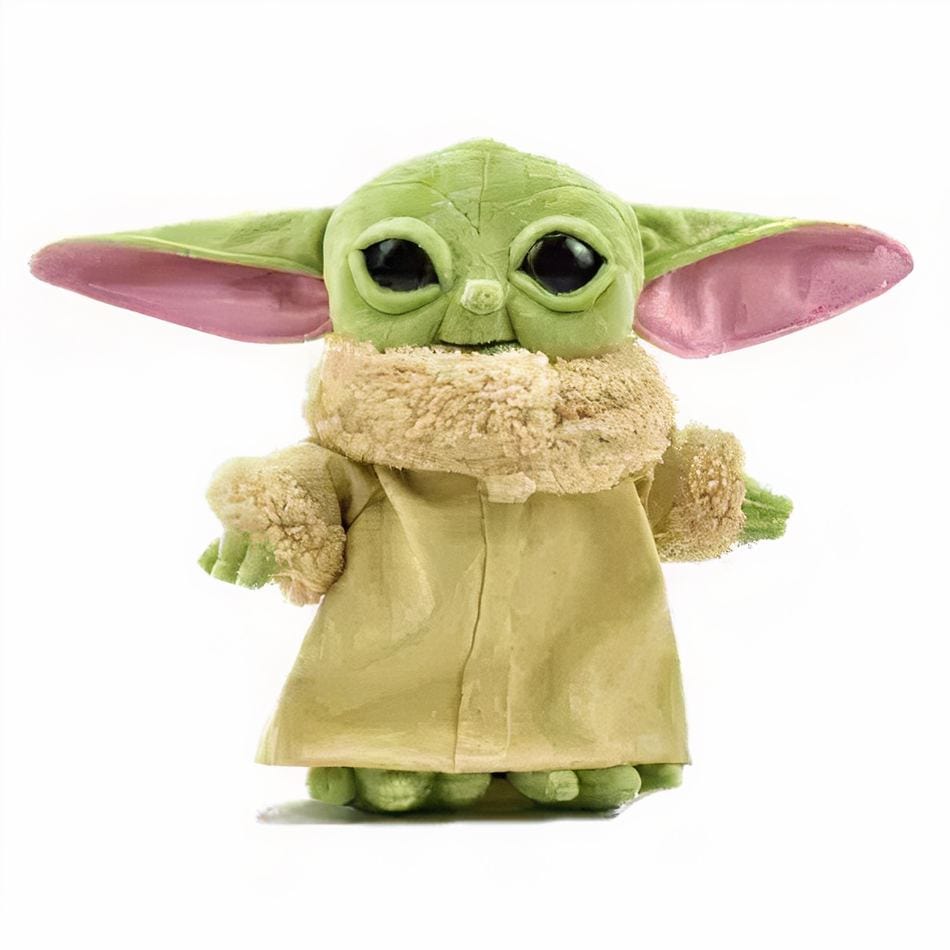 La Peluche Peluche Baby Yoda vert