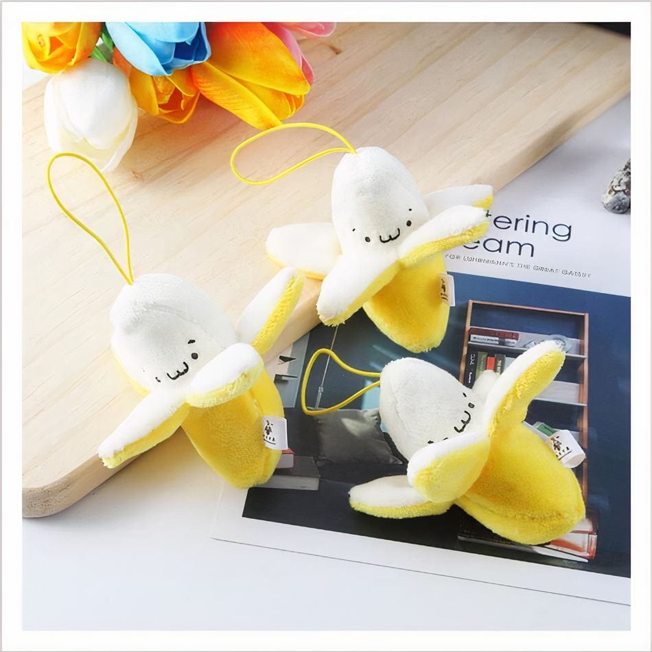 La Peluche Peluche banane ouverte