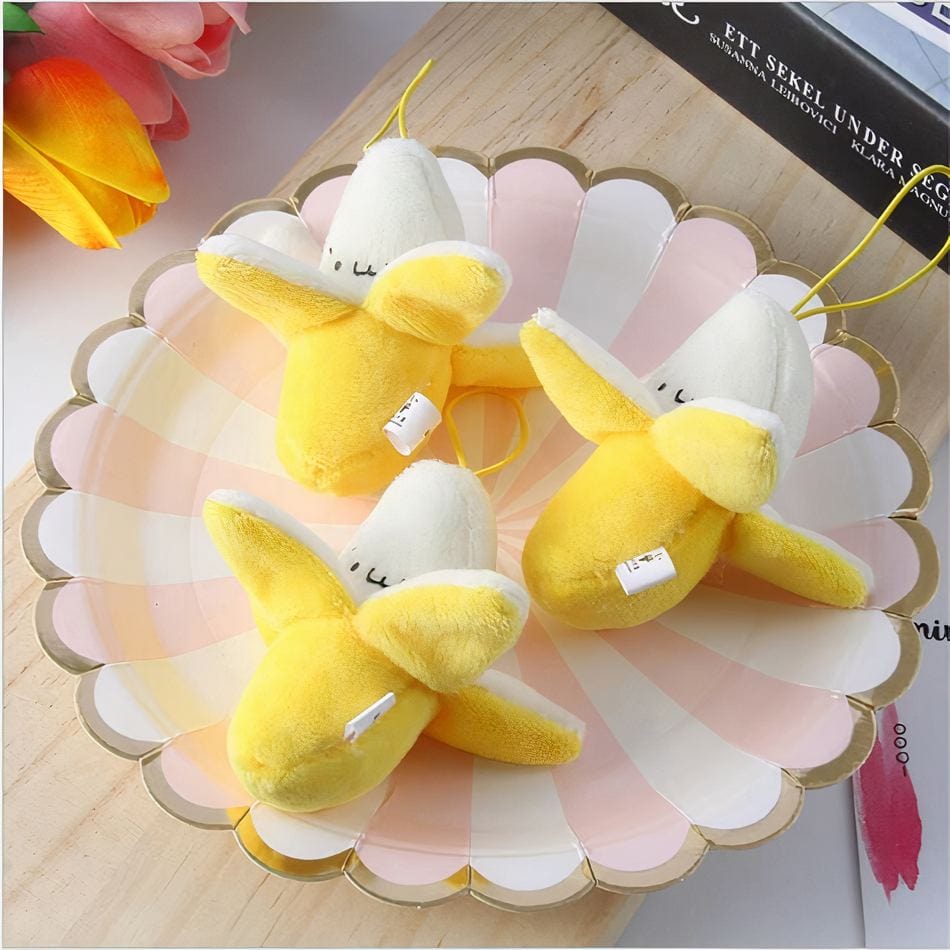 La Peluche Peluche banane ouverte