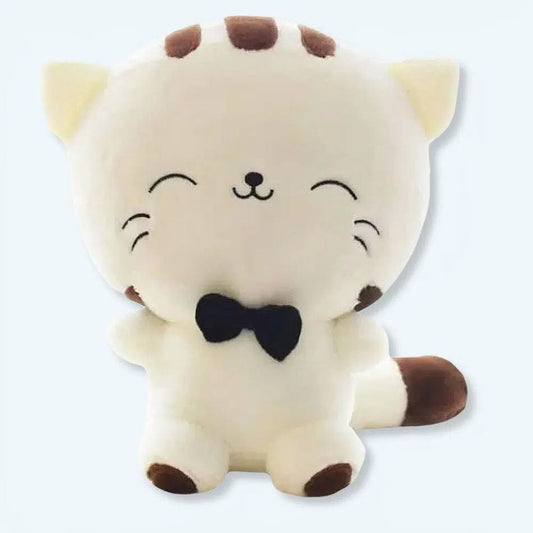 La Peluche Peluche bébé chat blanc