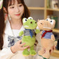 La Peluche Peluche bébé crocodile verte