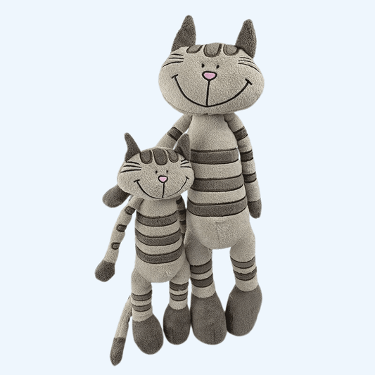 La Peluche Peluche chaton gris tigré