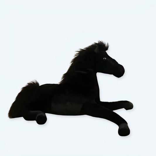 La Peluche Peluche cheval noir