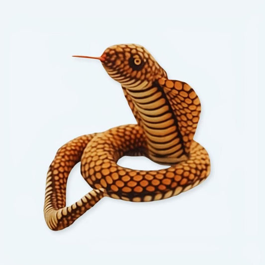 La Peluche Peluche cobra marron