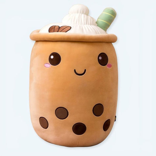 La Peluche Peluche coussin Bubble tea doux