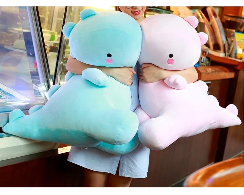 La Peluche Peluche dinosaure adorable bleue