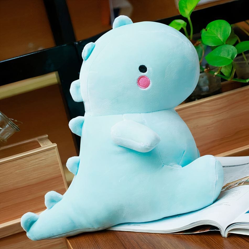 La Peluche Peluche dinosaure adorable bleue