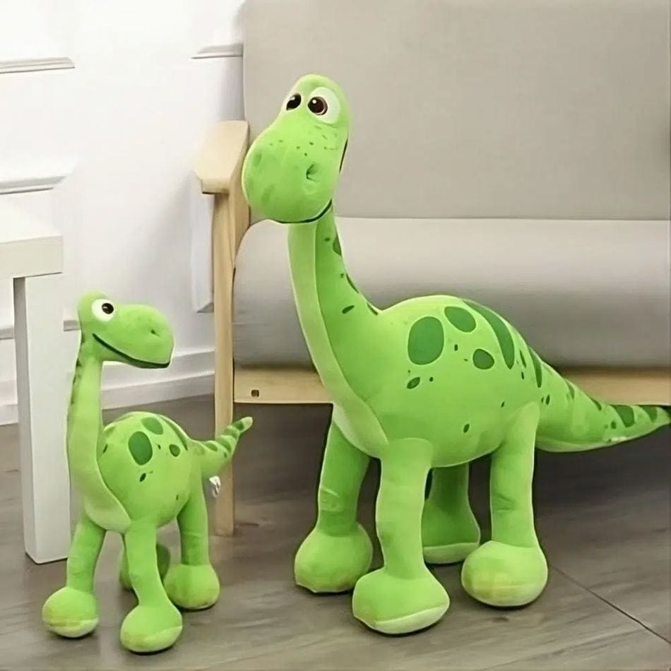 La Peluche Peluche dinosaure Arlo vert