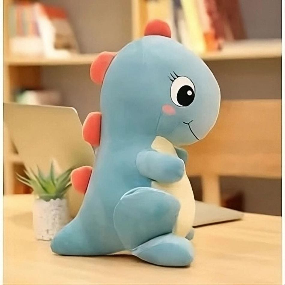 La Peluche Peluche dinosaure bébé bleu