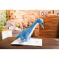 La Peluche Peluche dinosaure bleu