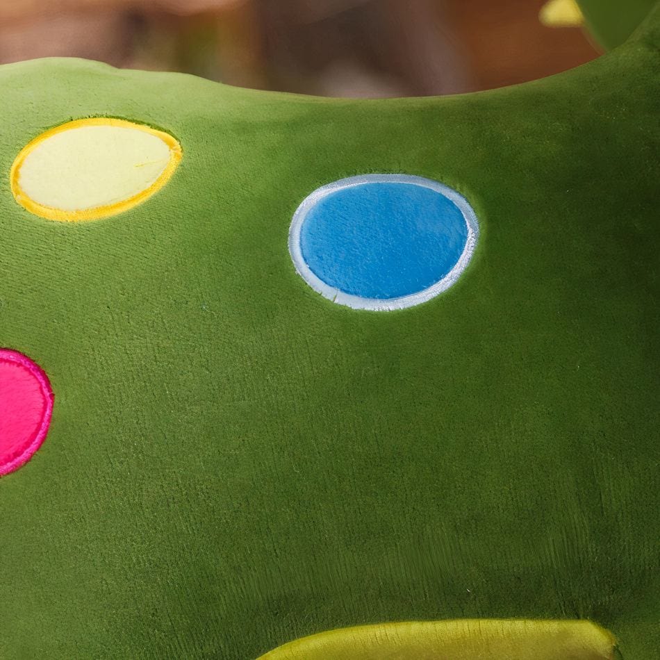 La Peluche Peluche dinosaure douce verte