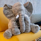 La Peluche Peluche éléphant oreiller grise
