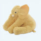 La Peluche Peluche éléphant oreiller jaune