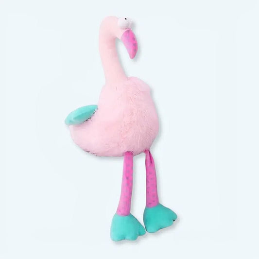 La Peluche Peluche flamant rose rigolo
