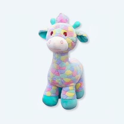 La Peluche Peluche girafe arc-en-ciel