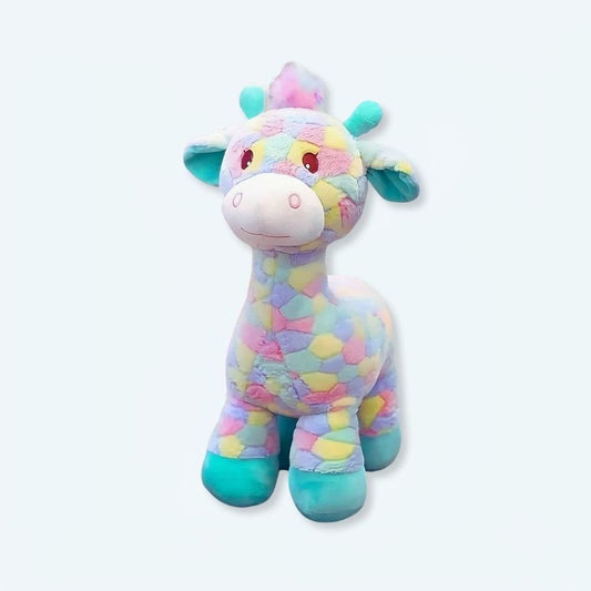 La Peluche Peluche girafe arc-en-ciel