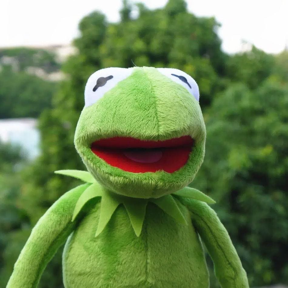 La Peluche Peluche grenouille Kermit