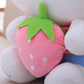 La Peluche Peluche Hello Kitty avec une fraise