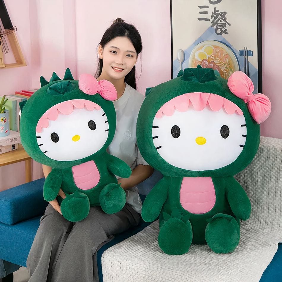 La Peluche Peluche Hello Kitty en dinosaure