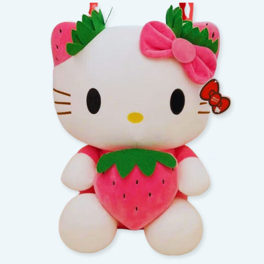 La Peluche Peluche Hello Kitty Kawaii fraise