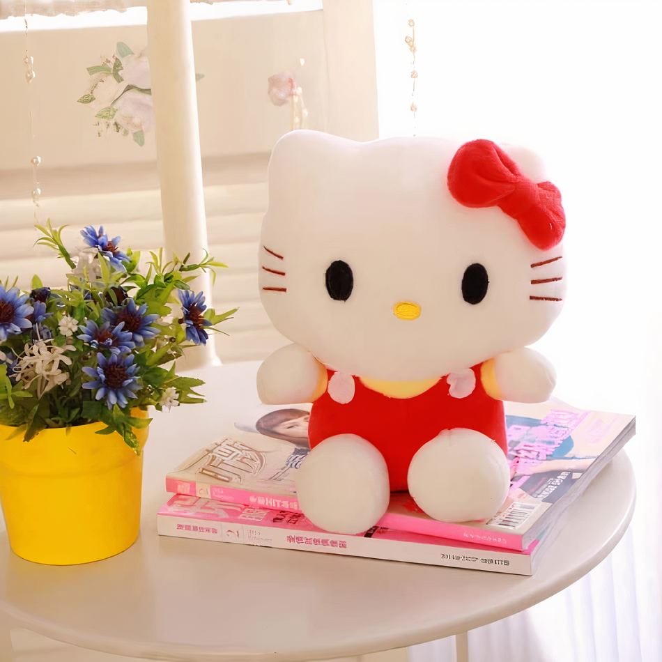La Peluche Peluche Hello Kitty rouge