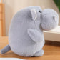 La Peluche Peluche hippopotame gris