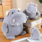La Peluche Peluche hippopotame gris