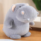 La Peluche Peluche hippopotame gris