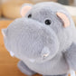 La Peluche Peluche hippopotame gris