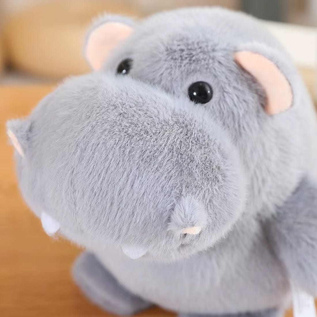 La Peluche Peluche hippopotame gris