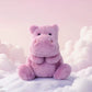 La Peluche Peluche hippopotame violet