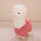 La Peluche Peluche lama alpaga rose