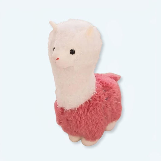 La Peluche Peluche lama alpaga rose