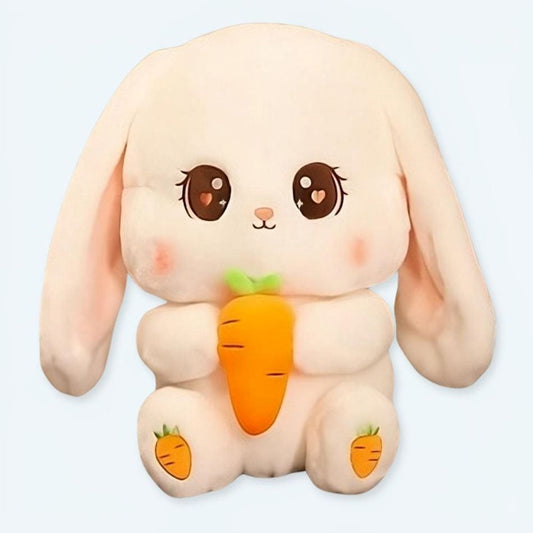 La Peluche Peluche lapin avec une carotte