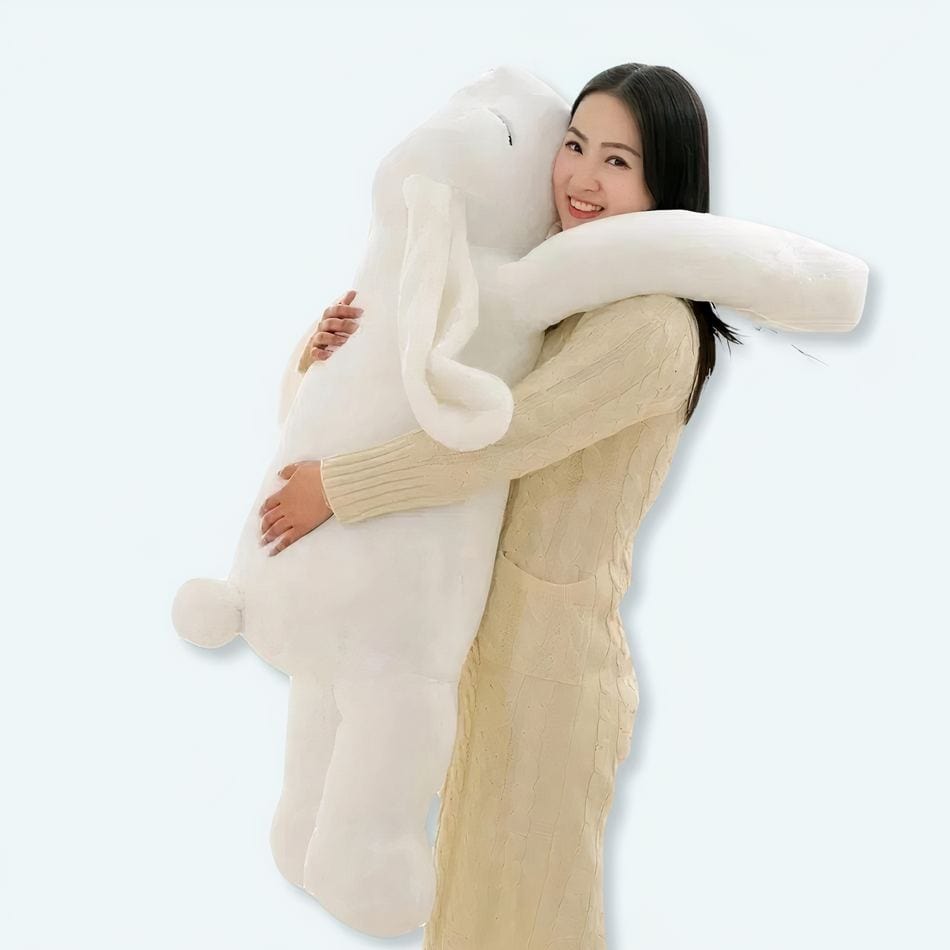 La Peluche Peluche lapin blanc géant